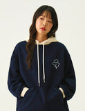 [UNISEX]LUCKY CLOVER Color Matching Hoodie