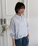 Mesho String Check Crop Shirt