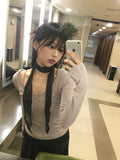 Riser Hoodie Button Long Sleeve T-Shirt