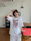 [unisex] Magelli Printed Over Short Sleeve Tee