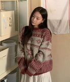 [unisex] Gamb Nordic Round Knit