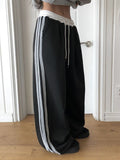 Dare Brushed Color Matching Lace Line Training Pants