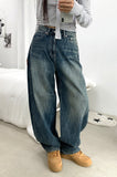 moity denim balloon pants