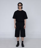 Semi Wide Bermuda Cargo Banding Slacks