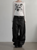 Press Flower Boat Neck Tee