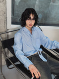 Russo Stripe Crop Shirt