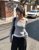 Mako Color Matching Layered Long Sleeve