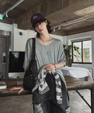 Roydi Over U-Neck Short Sleeve T-Shirt
