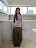 Copit Stripe Knit Long Sleeve Tee