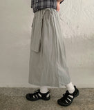 Jundro Summer Nylon Wrap Skirt