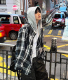 Western Check Hood Shirt