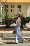 Arin Denim Wide Banding Pants
