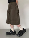 [unisex] Accorri Carpenter Pintuck Bermuda Pants