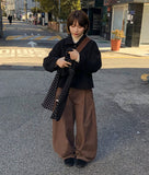 [Unisex] Delfer Pintuck Banding Cotton Balloon Wide Pants