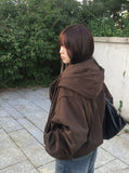 Leme Overfit Hood Cotton Jacket Jumper