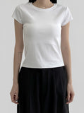 Herty Basic Cap Sleeve Short Sleeve Tee