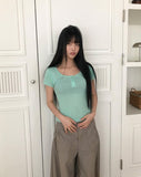 UL Ribbed Short Sleeve T-shirt