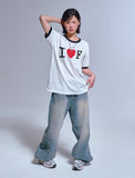 I HEART F Short Sleeve Tee