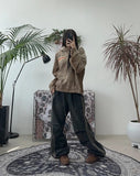 Menver Track Banding Denim Pants