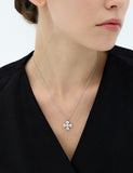 Essence Silver (W) Moissanite Bain Necklace M