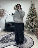 Loop stitch brushed nylon pants