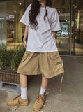 [U-BASIC] Basic Slit Layered Short-Sleeved