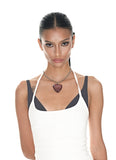 Acrylic Heart Necklace