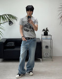 Rot Wide Matte Leather Belt