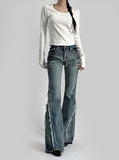 Ariel Fringe Bootcut Denim