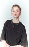 Cat Stitch Pigment Short Sleeve Tee