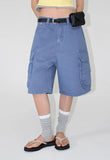 PIGMENT WASHED CARGO BERMUDA