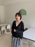 Hyoko Punching Summer Frill Knit Cardigan