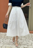 Byville Pintuck Pleated Long Skirt