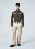 HEM BUTTON UTILITY CARGO PANTS