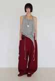 (2-way) WRAP HALTER SLEEVELESS