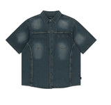 DENIM HALF SHIRT