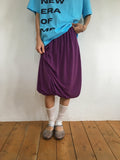 Mafu Balloon Shirring Midi Skirt