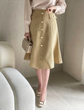 Piant Button Mermaid Skirt