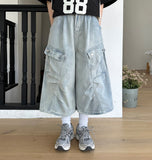 Donnob Denim Bermuda Cargo Pants