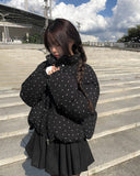 Grem Flower High Neck String Padding