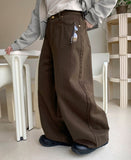 Ikkono Cotton Wide Pants