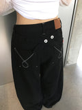 Onte Adjust Pocket Snap Wide Pants