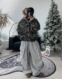 DS Raccoon Camo Hooded Padding