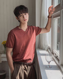 Benel V-neck Short Sleeve Knit