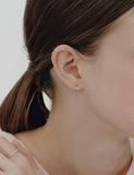 Truly Essence 14K Cross Pave Earrings