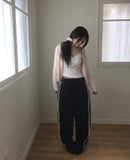 Sco Frill Lace Track Training Pants