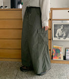 Hanako Banding Cargo Long Skirt