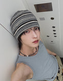 Mori Stripe Summer Beanie