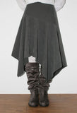 SOFT UNBALANCE FLARE SKIRT