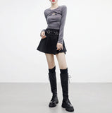 [NONCODE] (1+1) DeMer Bolero T-shirt + Sleeveless Set